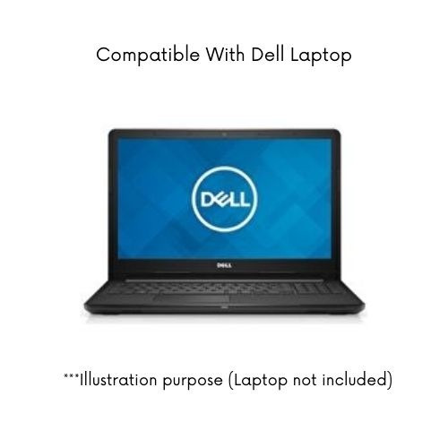 Afforda Dell 19.5V Laptop Notebook Adapter 2.31A (45W) 3.34A (65W) 4.62A (90W)