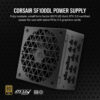 Corsair SF850L SF1000L (ATX3.0) SFX Power Supply - 80+ Gold, Fully Modular, 7 Years Warranty
