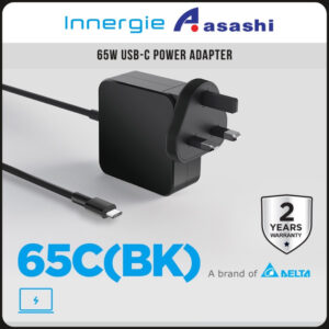 a2ba3457db936a984762b44a9b419f4d.jpeg Innergie 65C 65W PD3.0 USB Type C Laptop Power Adapter ADP-65JW DZD