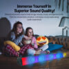 Vinnfier VF Hyperbar 101 BT Bluetooth 50W Home TV Soundbar with 8 Light Show LED / HDMI / USB Driver