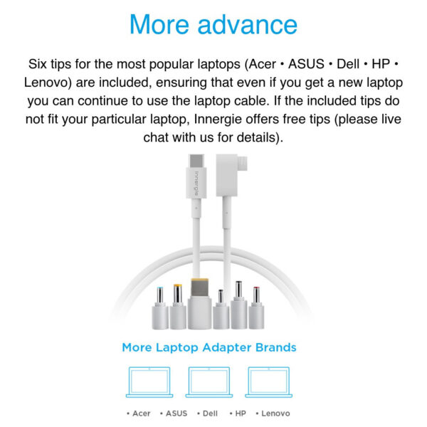 Innergie MagiCable 150 Laptop Cable - USB-C to Laptop Pin Converter Cable