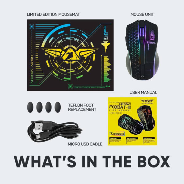 Armaggeddon Mikoyan Foxbat Wireless (2.4G) Gaming Mouse IRONSIGHT-7 / KEVLAR-13