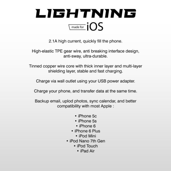 DMES DC1 2.1A Fast Charge L-ning | Type-C | Micro USB Data Cable