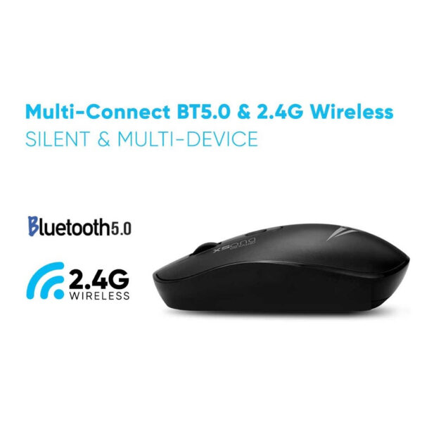Alcatroz Airmouse Duo 5X / Airmouse Duo 7X Wireless + Bluetooth Silent Mouse