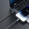 Recci 08CC PD 100W / 08CL PD 20W Aluminum Alloy Braided Type-C to Type-C / Type-C to L Fast Charging Cable 1.2M