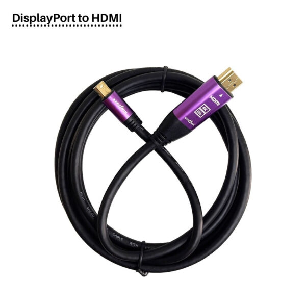 Sarowin DisplayPort to HDMI / Mini DisplayPort to HDMI / Type-C to HDMI Cable 4K@60hz - 2M D60-DPHDMI-2M MDH60-2M