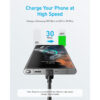 Anker 322 3ft / 6ft USB-C to USB-C Cable (3ft / 6ft Braided) - Black/White