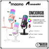 MAONO DM30RGB / DGM30RGB USB GAMING MICROPHONE WITH CONTROLLABLE RGB LIGHTING, CARDIOID PATTERN AND MAONO LINK