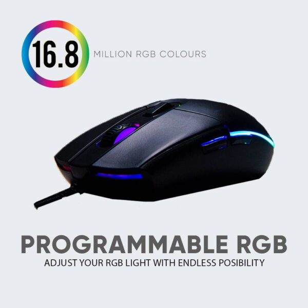 adda6f2ee1abcd91f06f9cd37a5d9042.jpeg Armaggeddon Raven III RGB / RAVEN-III STEALTH RGB / Grumman Raven V RGB Wired Gaming Mouse