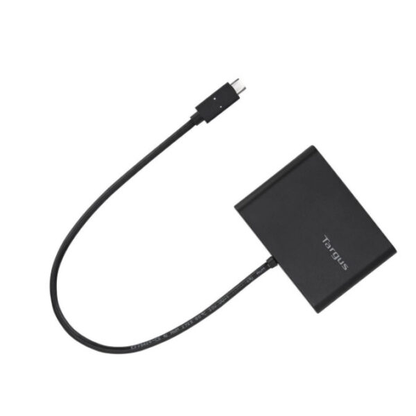 Targus ACA929 USB-C 3-in-1 Multiport Video Adapter (Black)