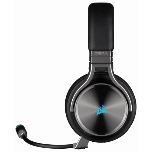 CORSAIR Virtuoso RGB Wireless 7.1 Virtual Surround High-Fidelity Headphone SE, Gun Metal ( CA-9011180-AP )