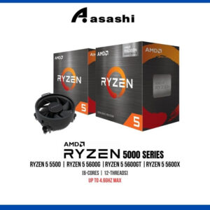 AMD Ryzen 5 5500 / 5600 / 5600GT / 5600X AM4 Processor (6-Cores/12-Threads) | AMD Ryzen 5 5000 Series