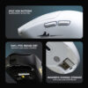 Armaggeddon Mirage V Bluetooth 5.0 Wireless 2.4G Rechargeable 10000 CPI Gaming Mouse