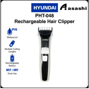 b8eaece98d70f3e9b18553545a0d4496.jpeg Hyundai PHT-048 Rechargeable Electric Hair Clipper IPX6 Water Ressistant