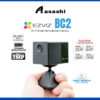 Ezviz BC2 2MP Indoor Wi-Fi Smart Home Battery Night Vision Two Way Talk Security Camera Wireless CCTV 1080P Full HD