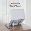 ORICO Foldable Adjustable Height Ergonomic Aluminium Laptop Stand Full Anti-Slip PFB-A21