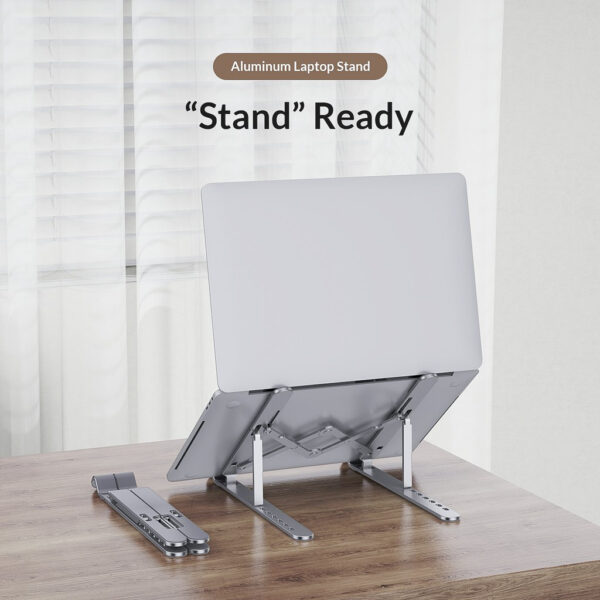 ORICO Foldable Adjustable Height Ergonomic Aluminium Laptop Stand Full Anti-Slip PFB-A21