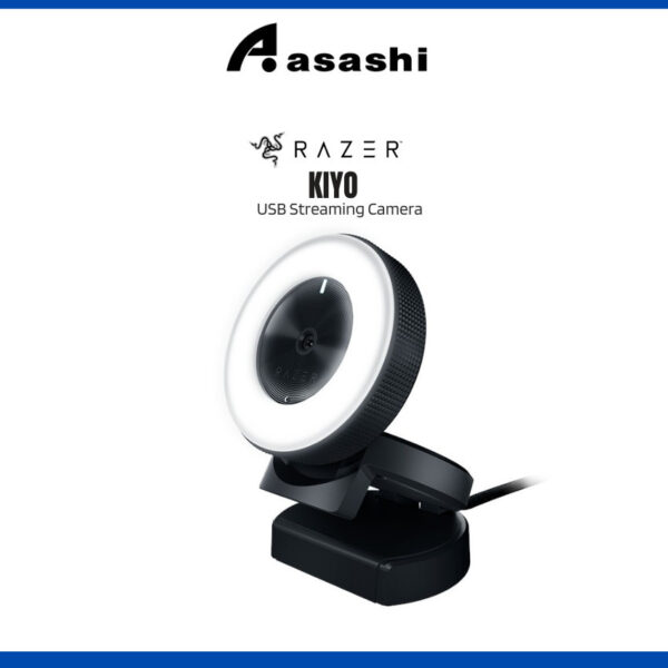 Razer Kiyo - Streaming Camera (High fps HD Video (720p 60fps/1080p 30fps, Multi-step ring light) [RZ19-02320100-R3M1]
