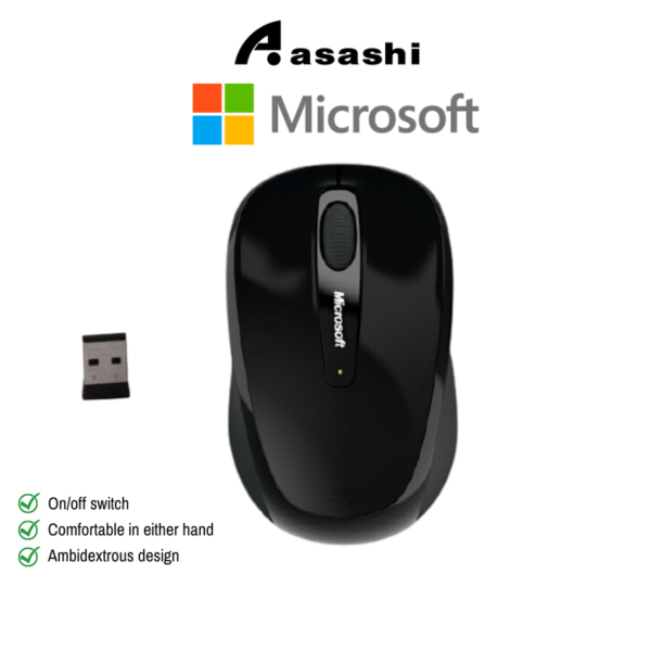 Microsoft 3500 Bluetrack Wireless Mobile Mouse (GMF-00104/GMF-00275/GMF-00216/GMF-00280/GMF-00006)