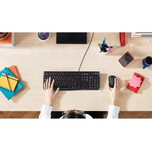 Logitech K120 Black Wired Keyboard
