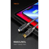 Recci 02C / 02CL / 02L / 02M Smart Power-Off Type-C / L*ng / Micro USB Fast Charging Cable with LED 1m