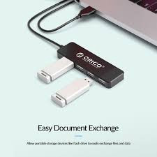 ORICO FL01 4 port USB2.0 Hub - 30cm