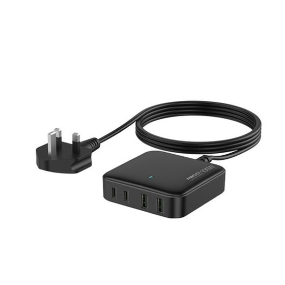 Recci RC39 GaN 100W Desktop Charger (UK Plug)