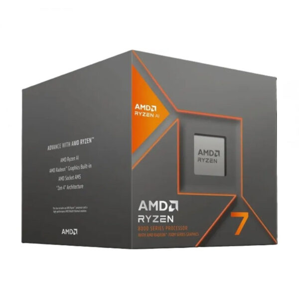 AMD RYZEN 7 8700G Processor (16M Cache, 8C16T, up to 5.1Ghz, AI) AM5 with AMD RADEON 780M