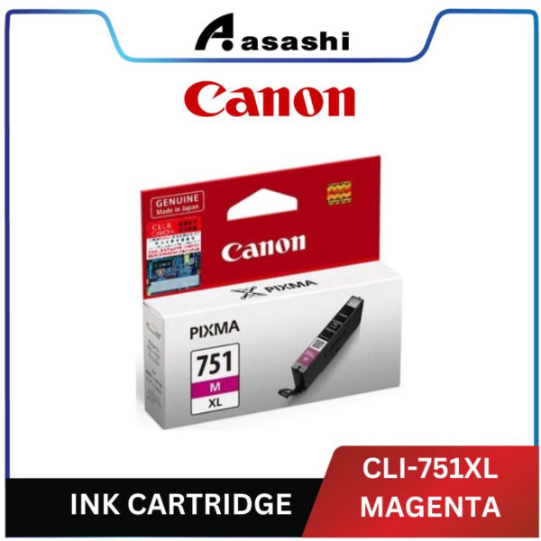 Canon CLI-751XL BLACK/CYAN/YELLOW/MAGENTA Ink Cartridge