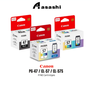 Canon PG-47 / CL-57 Black Fine Cartridge Canon CL-57 Color Fine Cartridge/ CL-57s Color ink