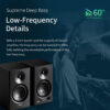 Edifier MR4 Studio Monitor Speaker - Balanced TRS Input | Headphone Output | Silk Film Tweeter | 4 Inch Woofer | 42W RMS