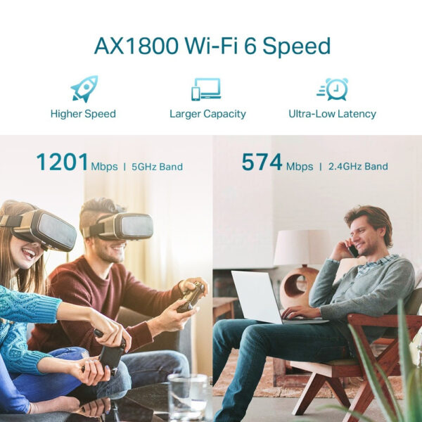 TP-Link RE505X AX1500 / RE605X AX1800 / RE705X AX3000 WiFi Network Range Extender / Repeater / Access Point