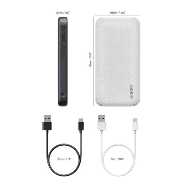 Aukey PB-Y46 (Black) 15W 10000mAh Power Bank