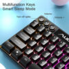 AULA F3061 61Keys Wired RGB Gaming Keyboard Membrane Keyboard USB Interface to Connect Computer/Notebook Mobile Phone Gr