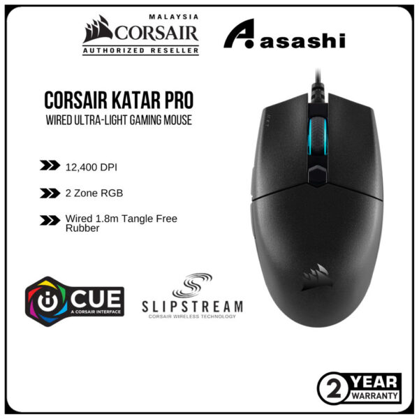 CORSAIR KATAR PRO Wireless / Wired Ultra-Light Gaming Mouse / Katar Elite Wireless CH-930C011-AP CH-931C011-AP CH-931C11