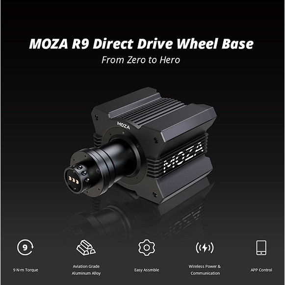 MOZA RACING R9 Wheel Base for PC