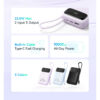 Mcdodo MC-324 / MC-325 (TYPE-C/L) 22.5W PD+QC 10000mAH Power Bank Build-in Cable With Digital Display For Type-C / L