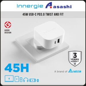 d0894b6adffa1a7c60e7ca07e06df1ad.jpeg Innergie 45H USB-C Type C PD 3.0 Fast Charge Power Adapter Charger for iPhone 11/12/12 Pro Max/Samsung (45W)