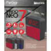 Vinnfier FlipGear Tango Neo7 / Neo 7 Bluetooth AlarmClock Speaker with FM Radio USB Drive Micro SD Card Slot Aux Line In
