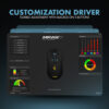 Armaggeddon Mirage V Bluetooth 5.0 Wireless 2.4G Rechargeable 10000 CPI Gaming Mouse