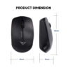 Alcatroz AirMouse 3 Silent Wireless 2.4G Hi Definition Optical Mouse‎