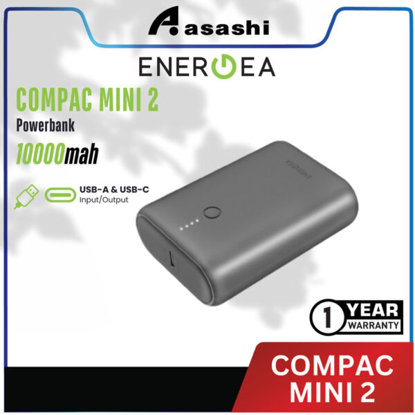 Energea ComPac Mini 2 Power Bank PD3.0/PPS/QC3.0/SCP/VOOC (10000mAh)