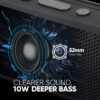 SonicGear SonicGo RDO 30x Bluetooth Portable Speaker with Handsfree | Built In Torch Light
