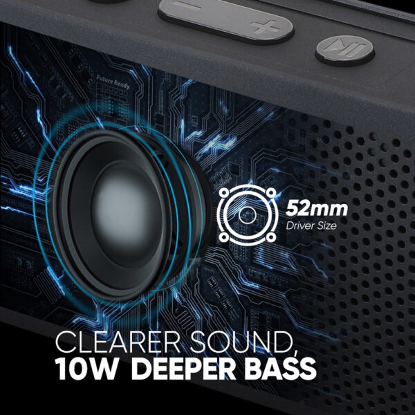 SonicGear SonicGo RDO 30x Bluetooth Portable Speaker with Handsfree | Built In Torch Light