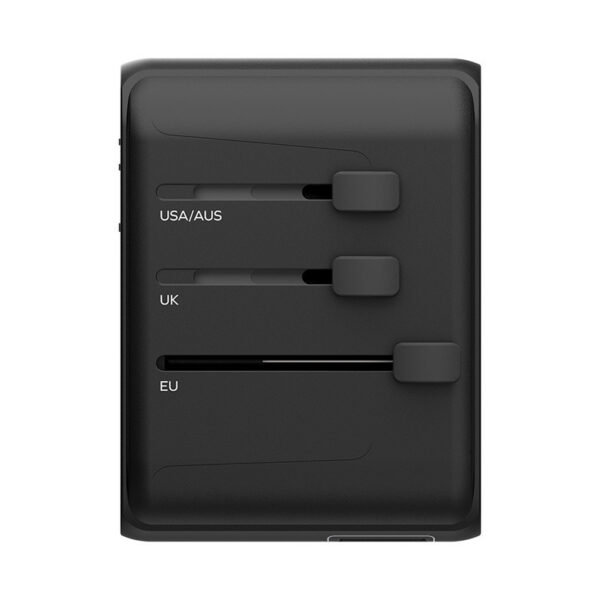 Momax 1-World PD35W 5 ports + AC Travel Adapter - Black / White (2Y) UA9