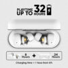 SonicGear Earpump TWS 7 HyperBass Wireless Stereo Earbud | 32 Hours Playtime | Dual Driver |
