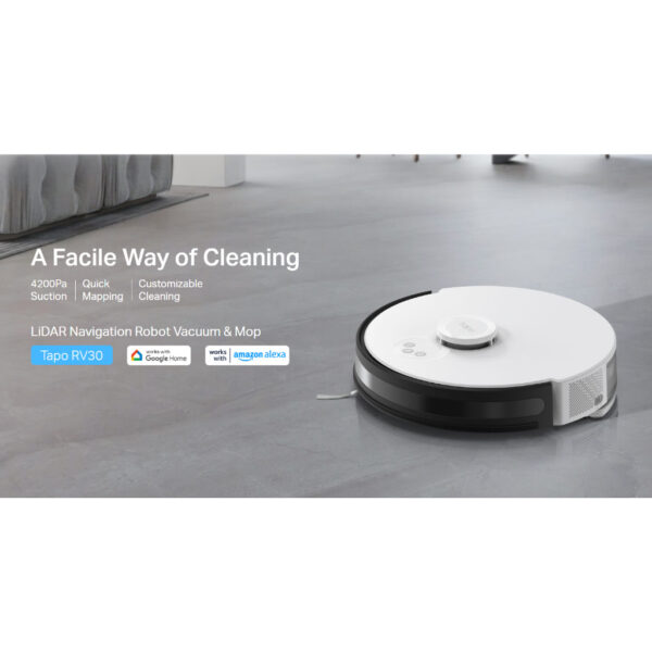 e0a8eea0b89e5f87c5dab525d1653afd.jpeg TP-Link Tapo RV30 New LiDAR + Gyro Dual Navigation Robot Vacuum & Mop