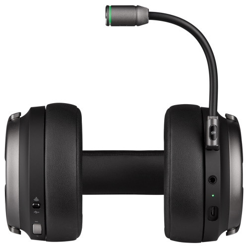CORSAIR Virtuoso RGB Wireless 7.1 Virtual Surround High-Fidelity Headphone SE, Gun Metal ( CA-9011180-AP )