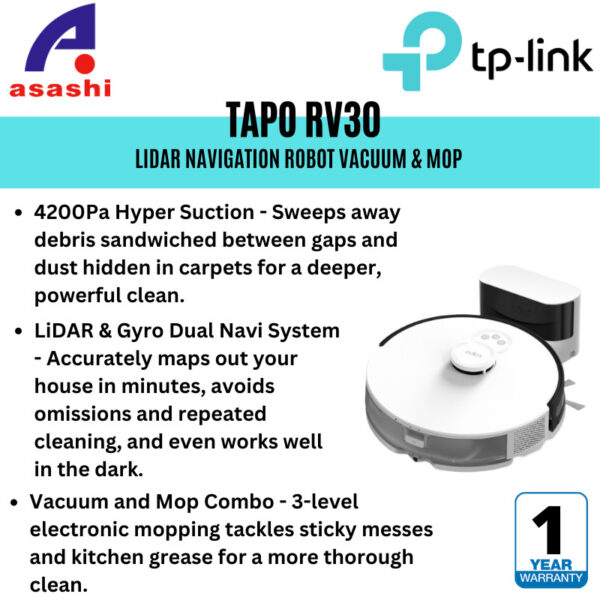 e2d9df9e2e9114321057034b088c4690.jpeg TP-Link Tapo RV30 New LiDAR + Gyro Dual Navigation Robot Vacuum & Mop
