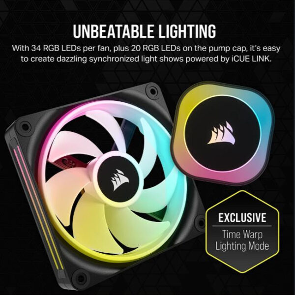 Corsair iCUE LINK H100i RGB 240mm | H150i RGB 360mm Liquid CPU Cooler w/ iCUE LINK System Hub